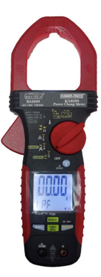 1 Phase & 3 Phase Harmonics TRMS Power Clampmeter With PCInterface