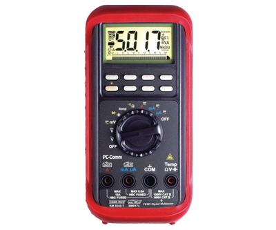 3-4/5 5000 Counts TRMS Digital Multimeter with PC Interface