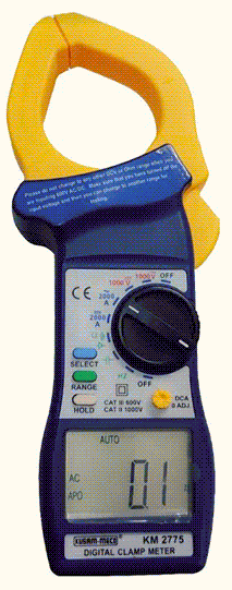 3 ¾ DIGIT 2000A AC / DC Digital Clampmeter