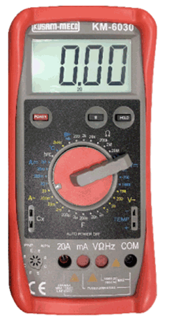 3½ Digit Large Display Digital Multimeter With Terminal Locking System
