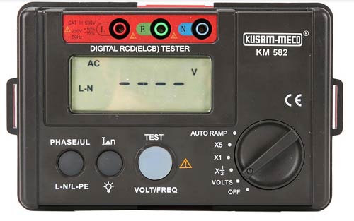 Digital RCD Tester