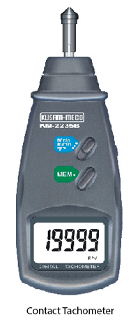 Digital Tachometer - Non Contact / Contact / Non Contact & Contact