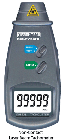 Digital Tachometer - Non Contact / Contact / Non Contact & Contact