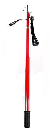 Hook type highly insulated FRP Telescopic Earth / Discharge Rod