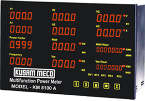 Microprocessor Multifunction TRMS Power Meter + Harmonics Analyzer